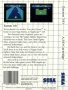 Sega  Master System&nbsp; - &nbsp;Zaxxon 3-D (Back)